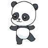 Baby panda bear