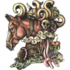 Cheval Doodle Plat