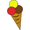 Eistüte Eiskreme Eiswaffel