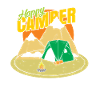 Camping Happy Mountains Tent Gift