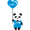 Pärchenshirt "Panda" Junge