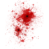 Blood spatter / bullet wound - Costume