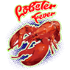 Retro barbecue art with lobster design