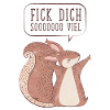Eichhörnchen Fick Dich Lustig Geschenk