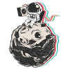 Astronaut moon space spaceship