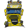 0793 D truck yellow