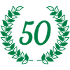 wreath 50th 50 birthday