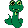 Sweet little cute snakes child