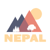 Nepal abstract mountains