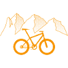 Downhill in the mountains