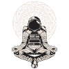 Yoga Space Astronaut Gift