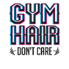 Sport fitness hair funny saying gift