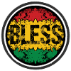 Rastafarian Floral Pattern