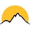 Beautiful mountains Sun