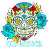 Oldschool skull shirt