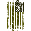 United States grunge flag