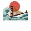 Golden Gate San Fransisco wave