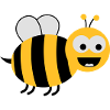 Funny Sweet Bee