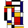 Pattern Mondrian form