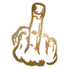 Mellemfinger Stinky Finger Fuck Du Fuck You