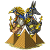 Anubis Ra Egyptian Gods Ancient Pyramids Mythology