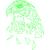 Eagle geometric green