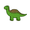 Brontosaurus dinosaur gift