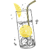 Zitronen Limonade Sommer Limo
