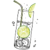 Limetten Limonade Sommer Limo