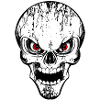 skull grunge style