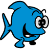 gut gelaunter Fisch