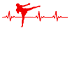 Kickboxer Kickboxing Heartbeat Arts martiaux