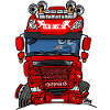 0793 D camion pare-buffles rouges