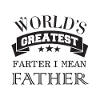 Weltbester Vater Spruch Design