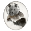 Bear bear poly art