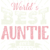 Womens Cool Aunt Gift Shirt World's Best Auntie