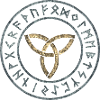 Rune Circle with Triquetra
