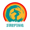Surf Surfer Surf retro 60s
