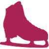 Schlittschuh-Eisschuhfigur