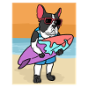 Dogge Surft Pitbull Surf