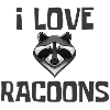 I LOVE RACOONS