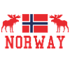 Norway Flag Moose