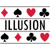 Illusion with map symbols