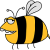 Fun thick bee