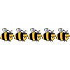 Funny fat bees