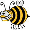 Funny thickness crazy bee