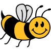 Cute sweet little bee