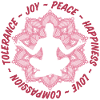 Peace, love, tolerance, relaxation, meditation