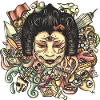 Gueisha Doodle Flat