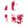 Denmark Danish Flag Map